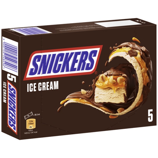 SNICKERS Eisriegel 5 Pack