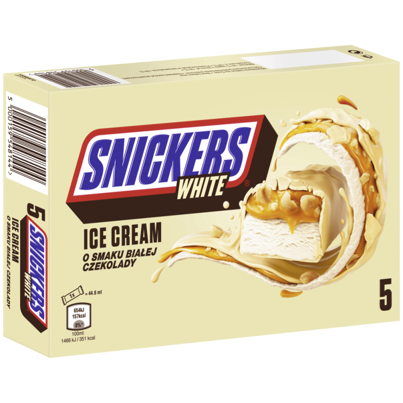 SNICKERS White Eisriegel 5 Pack